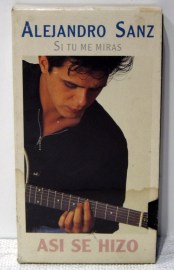 ALEJANDRO SANZ VHS ASI SE HIZO SI TU ME MIRAS